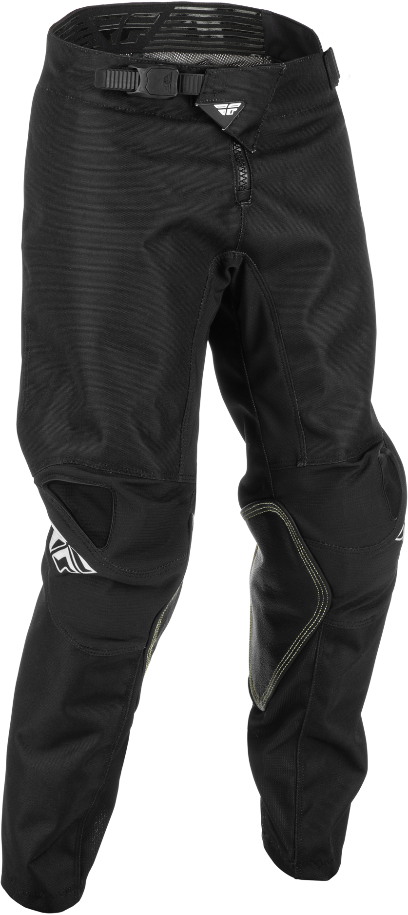 FLY Racing Pantalones de Cross de Niño  Kinetic Rebel Negro-Blanco