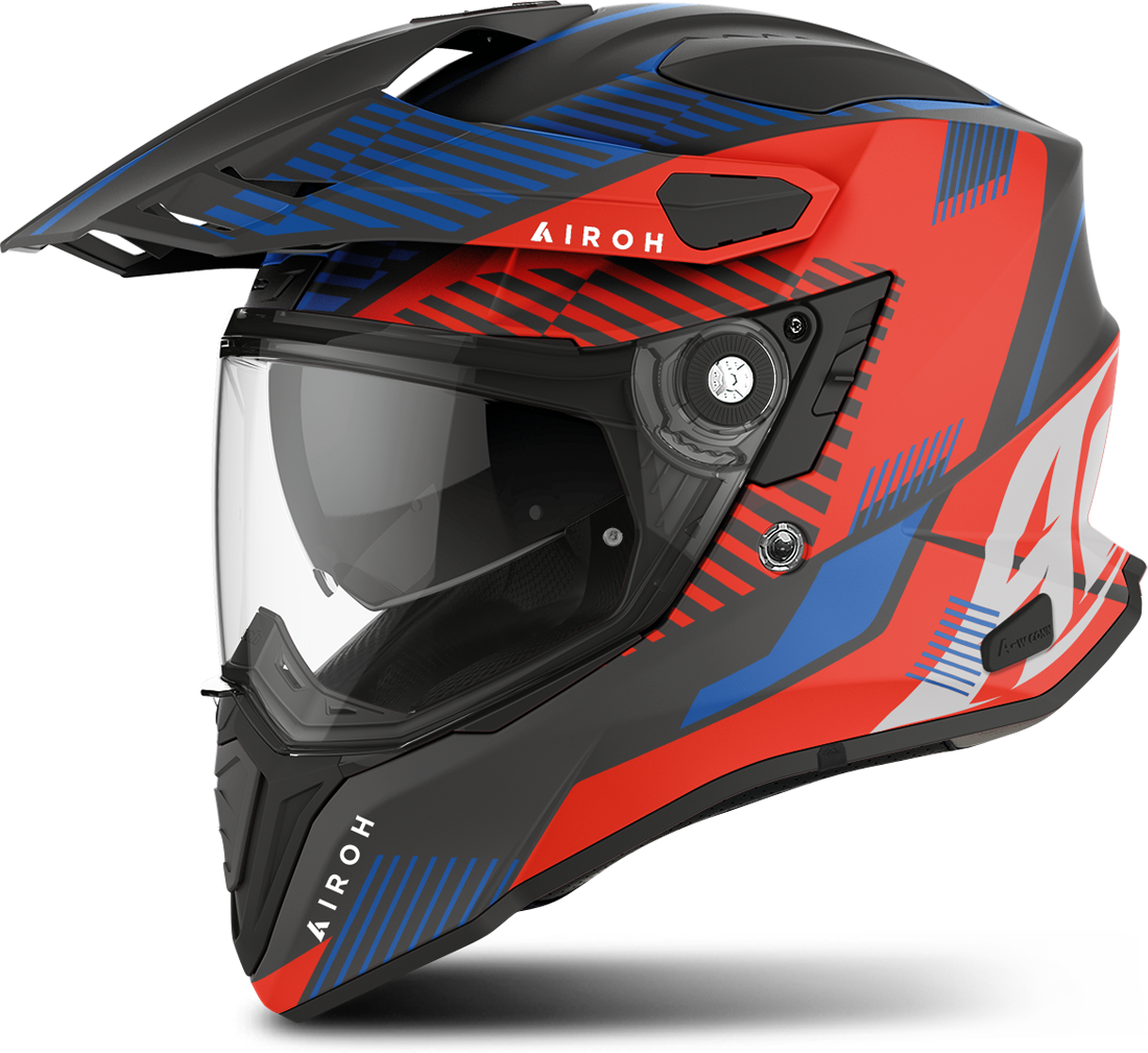 Airoh Casco Adventure  Commander Rojo-Azul