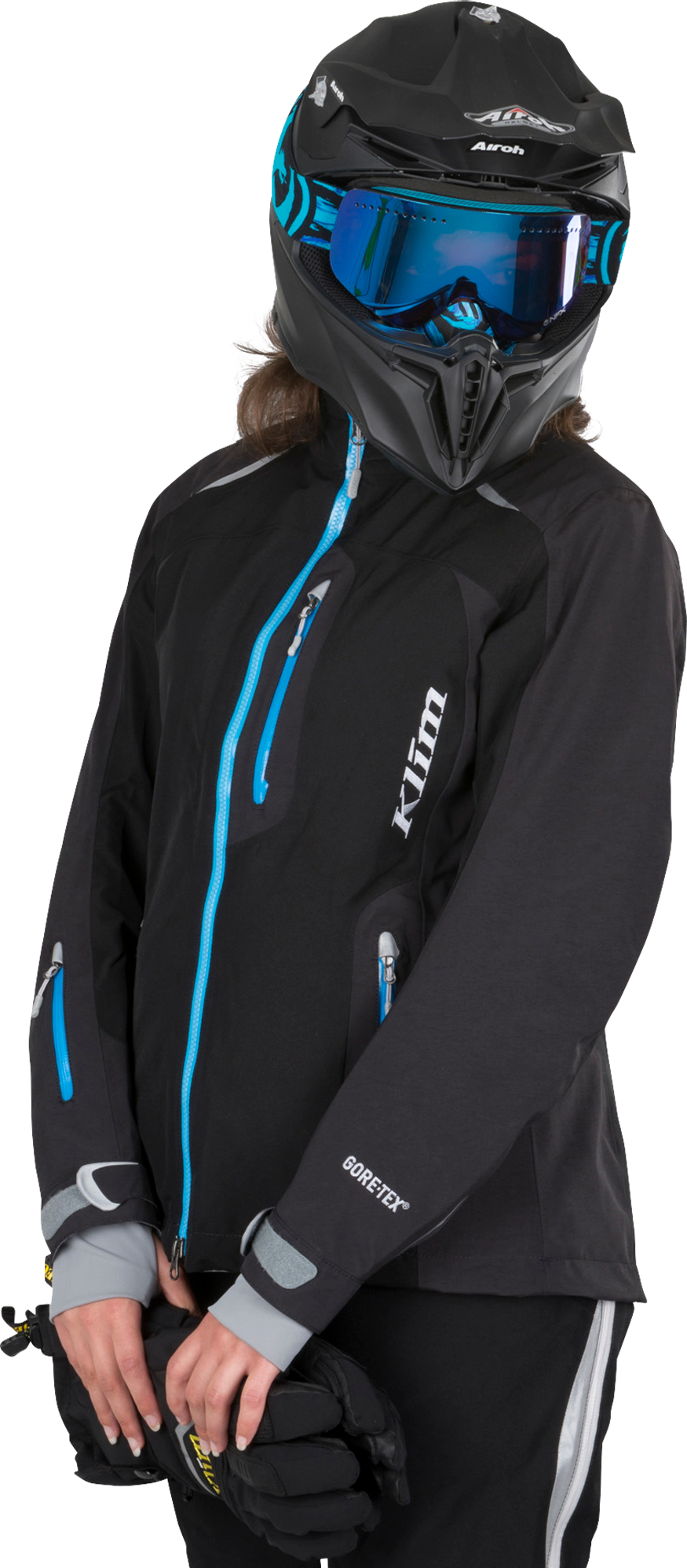 KLIM Chaqueta Mujer  Alpine Parka Negro-Azul