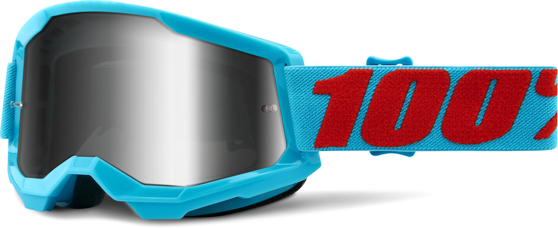 100% Gafas de Cross  Strata 2 Summit Azul-Rojo