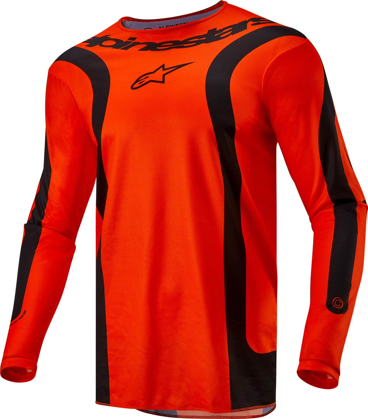 Alpinestars Camiseta de Cross  Fluid Lurv Naranja-Negro