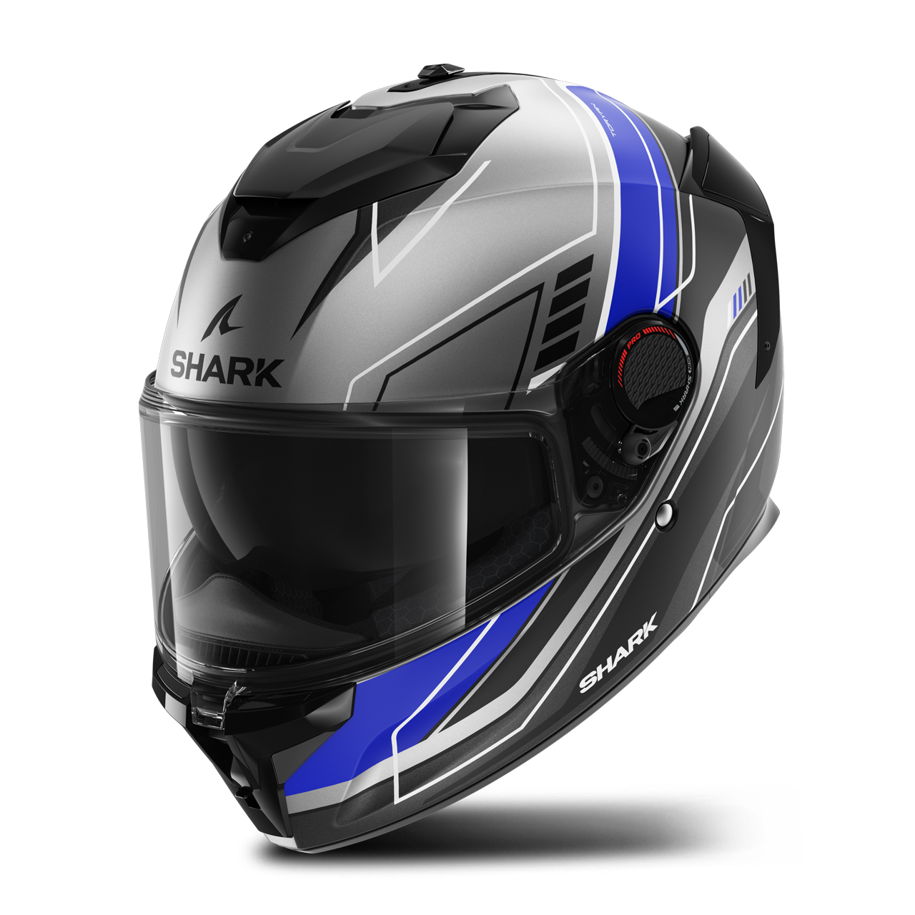 Shark Casco Integral  Spartan GT Toryan Antracita-Azul-Negro