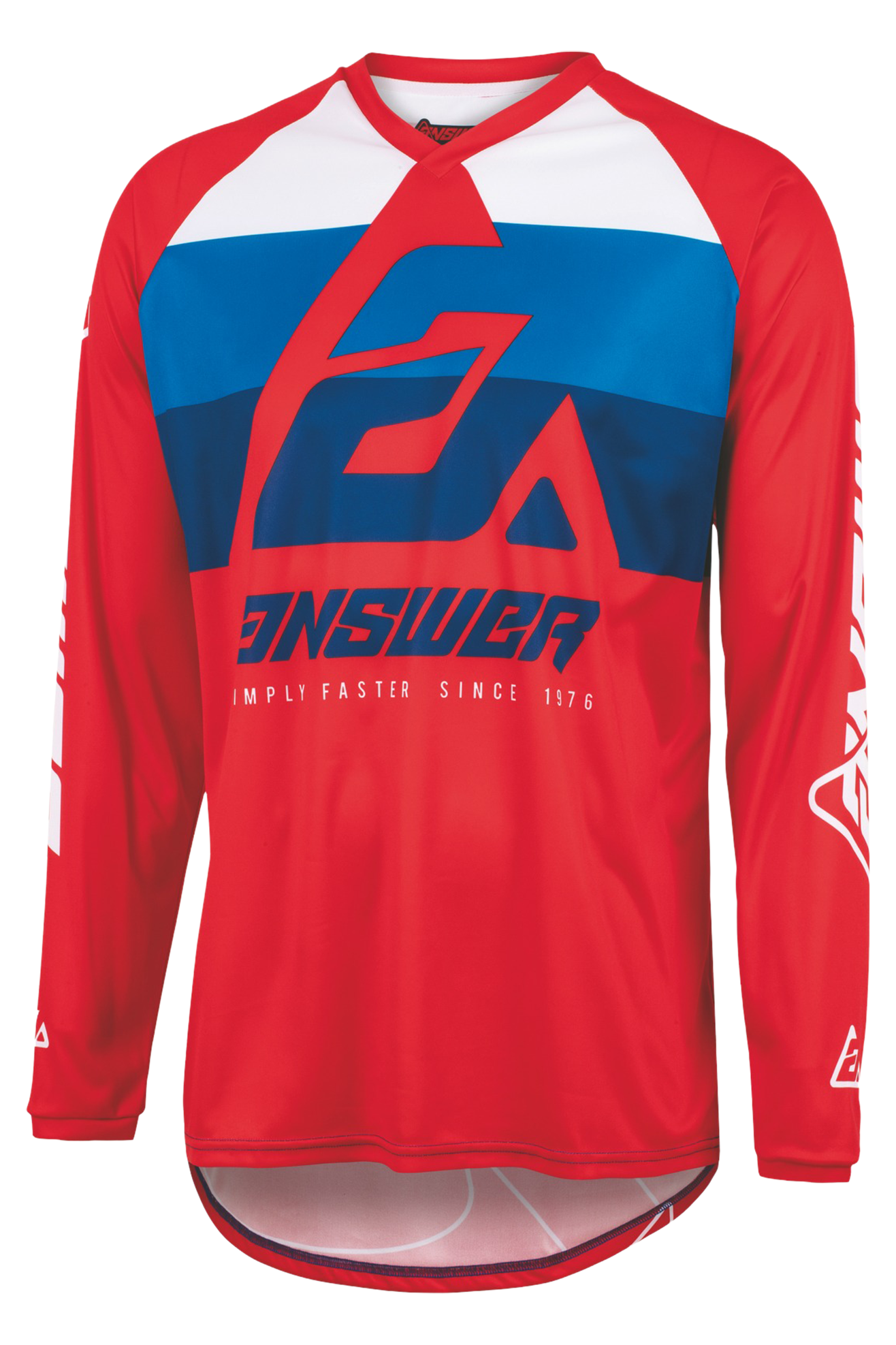 Answer Racing Camiseta de Cross ANSWER SYNCRON CC Rojo-Blanco-Azul