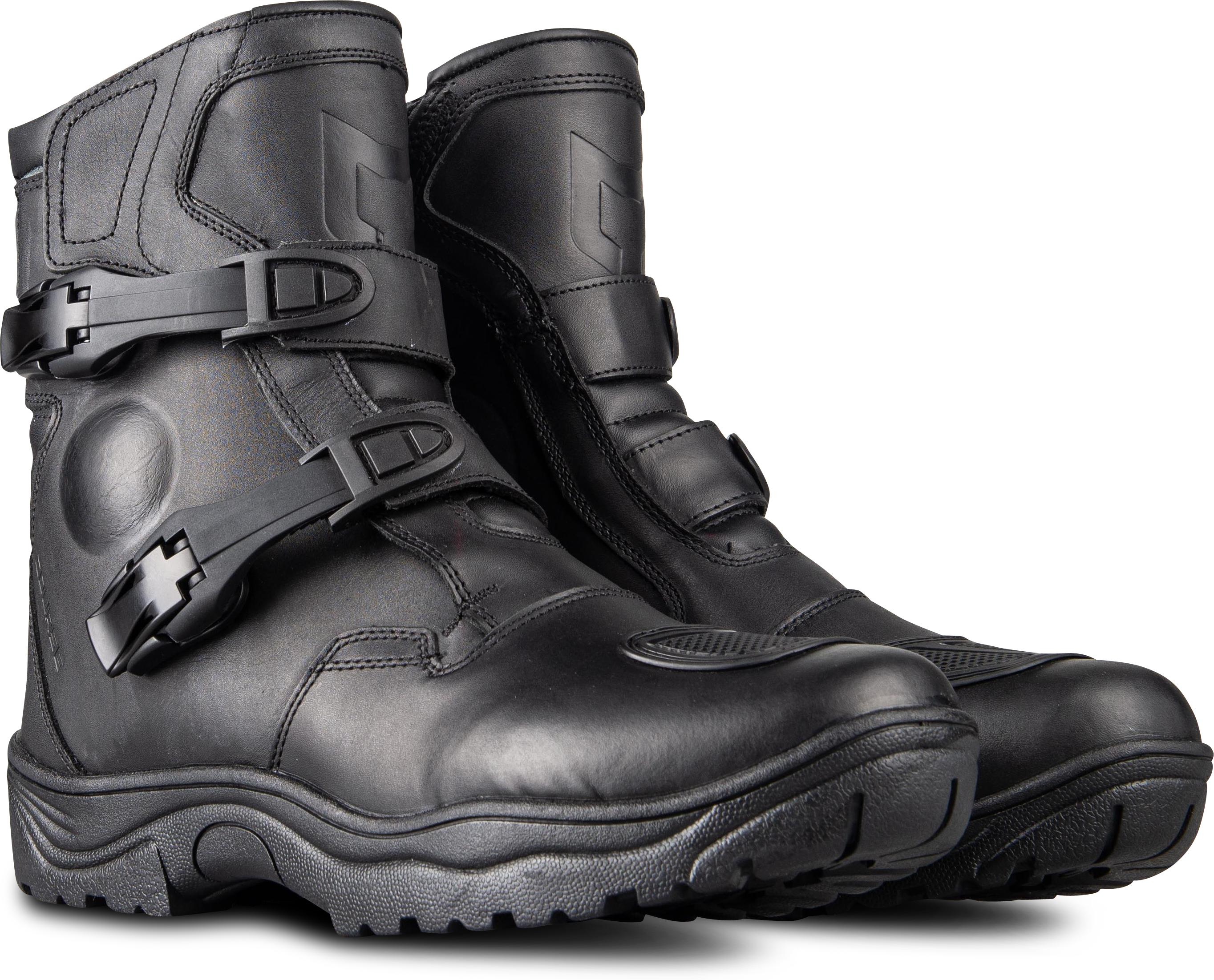 Course Botas de Moto  Mid Snap Negras