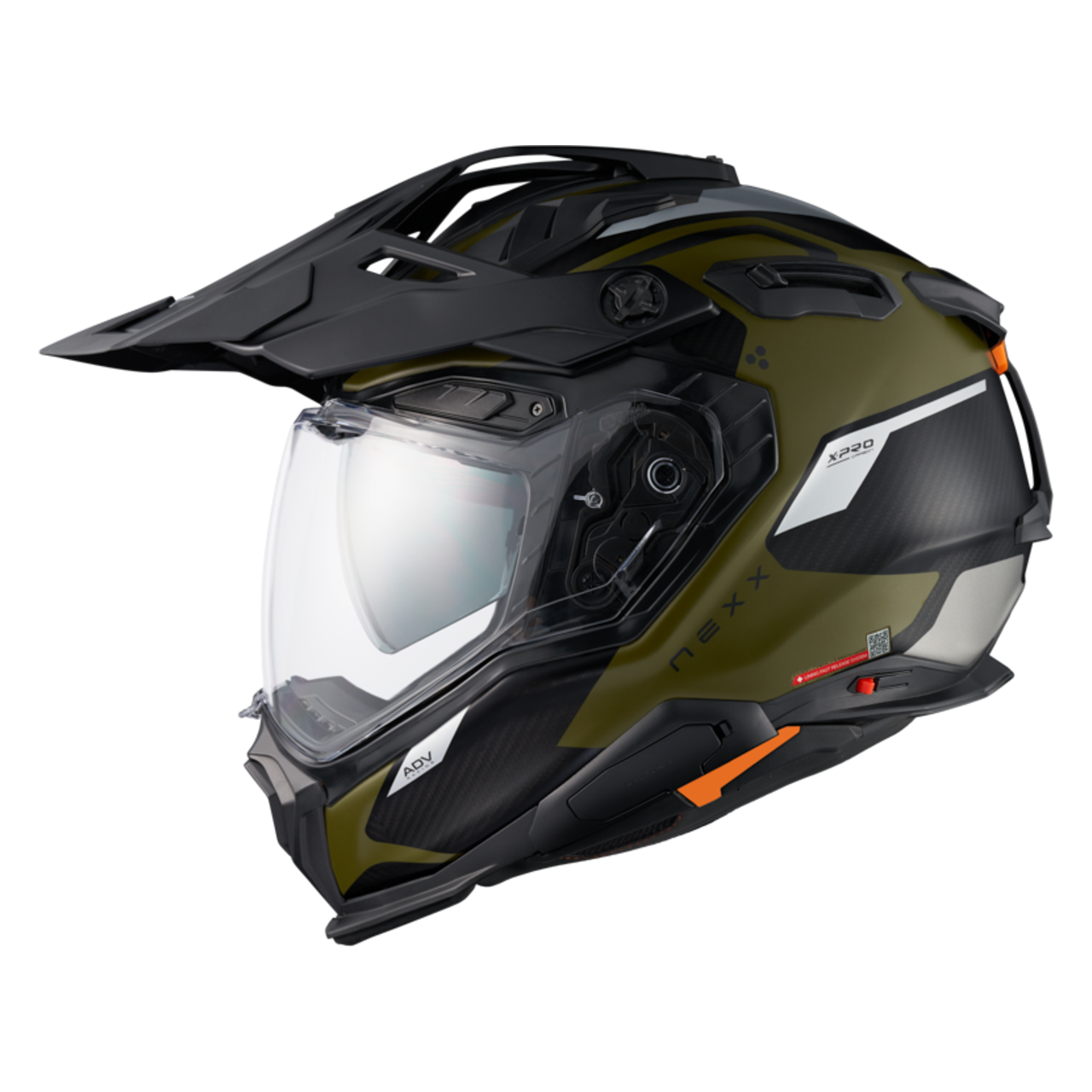 Nexx Casco Adventure  X.WED3 Keyo Verde-Plateado MT