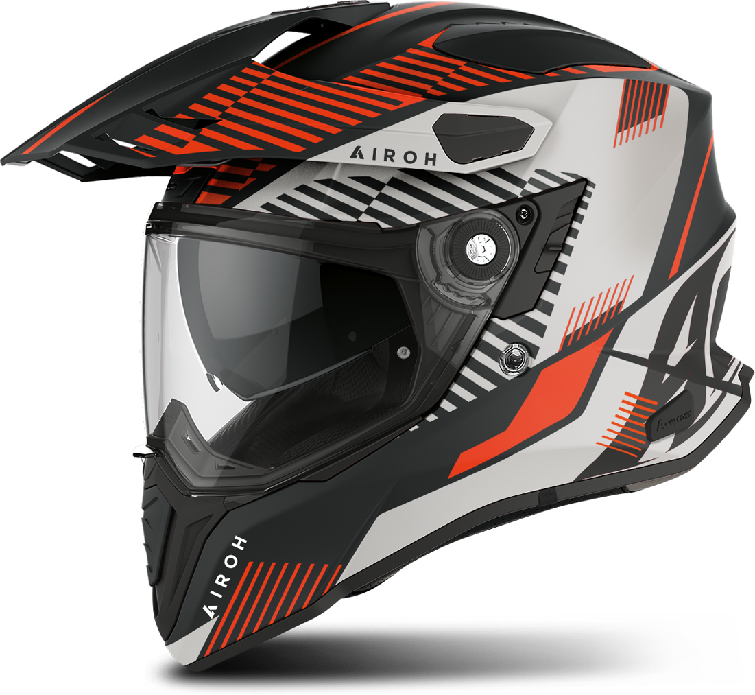 Airoh Casco de Adventure  Commander Naranja