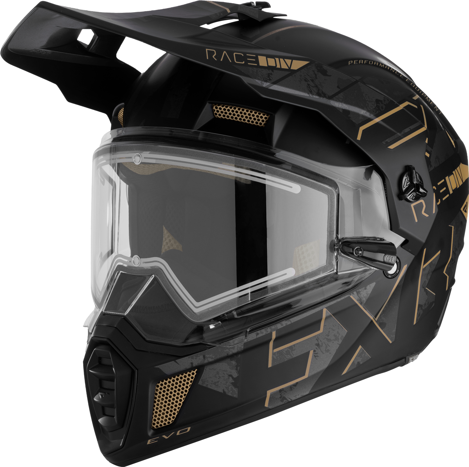 FXR Casco de Cross  Clutch X Evo E Canvas