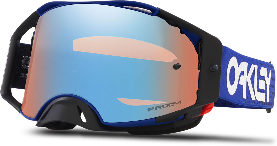 Oakley Gafas de Cross  Airbrake Azules