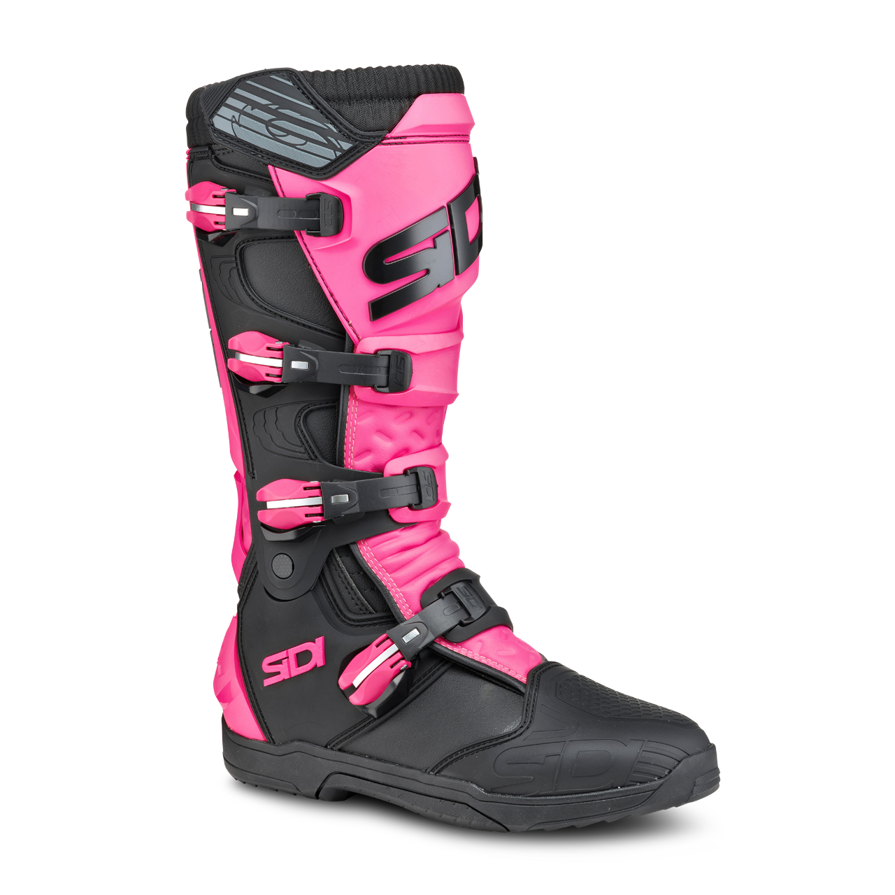 Sidi Botas de Cross Mujer  X Power SC Lei Negro-Rosa