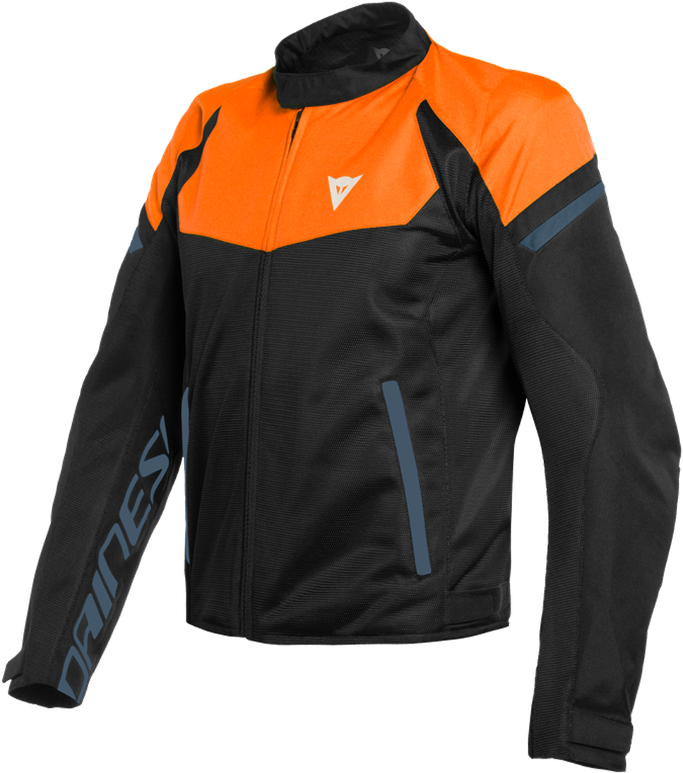 Dainese Chaqueta de Moto  Bora Air Tex Naranja-Negro Iris-Negro