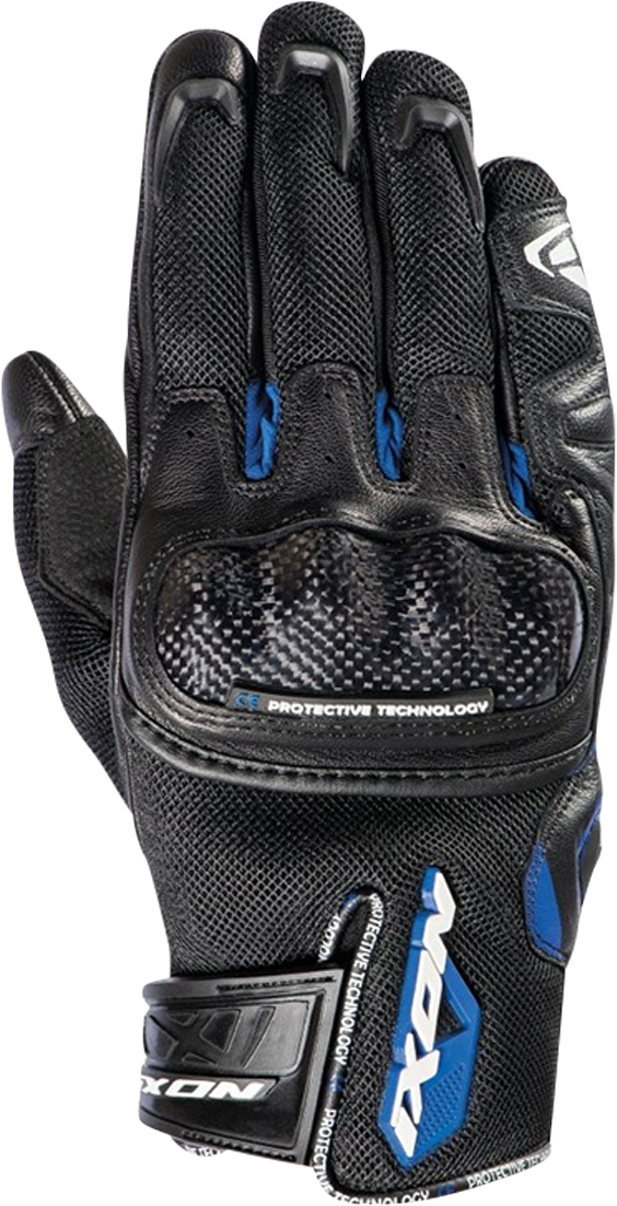 Ixon Guantes de Moto  RS Rise Air Negro-Azul