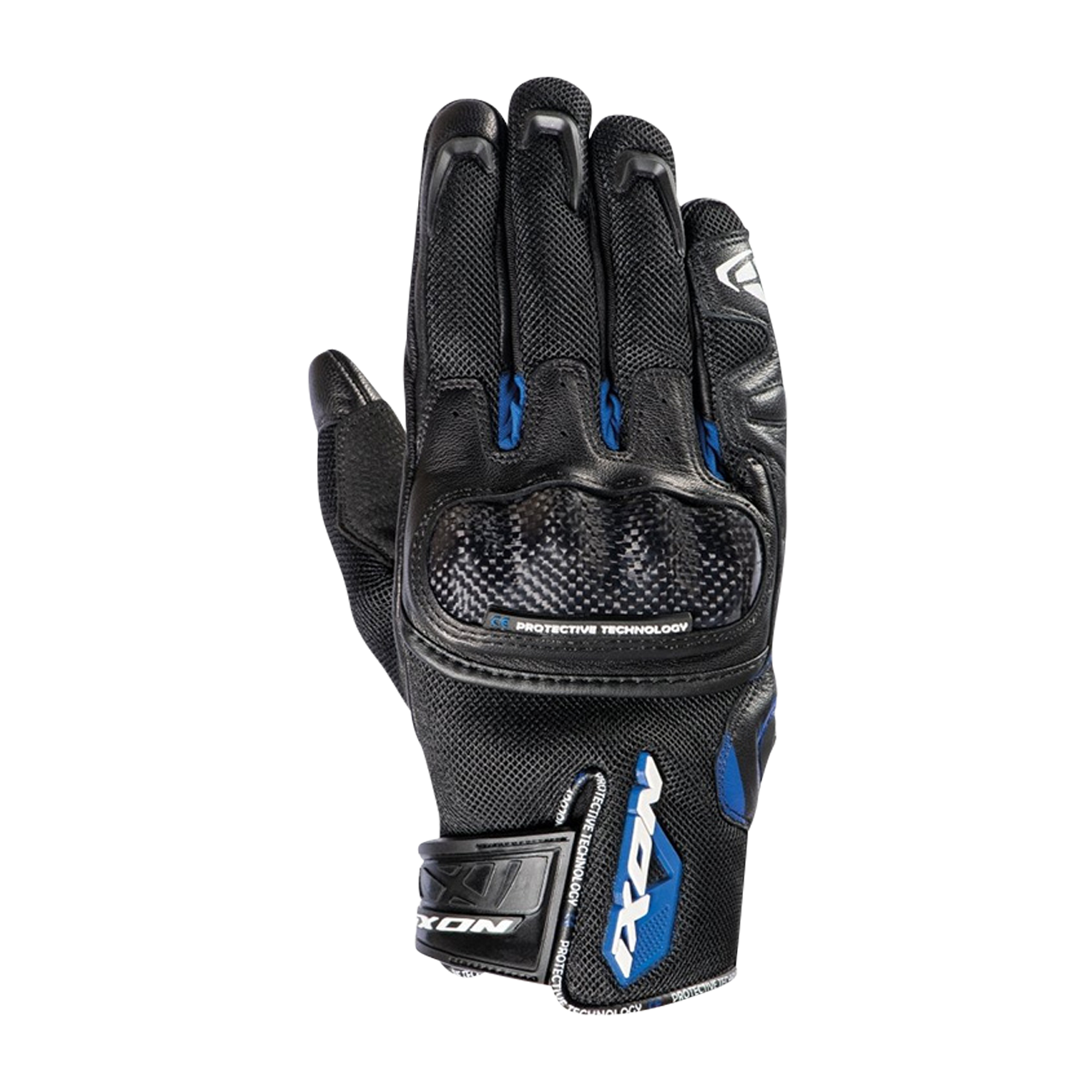 Ixon Guantes de Moto  RS Rise Air Negro-Azul