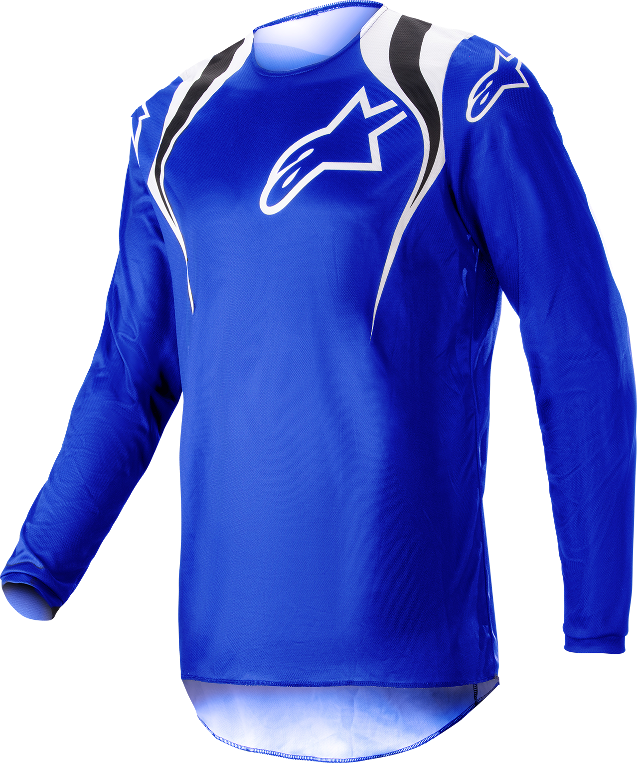 Alpinestars Camiseta de Cross  Fluid Narin Azul Rayo-Blanco