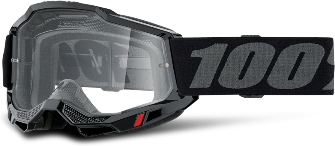 100% Gafas de Cross  Accuri 2 OGT Negro-Lente Transparente