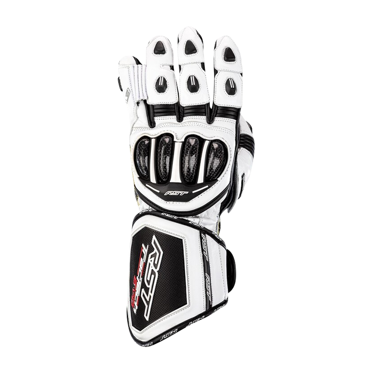 RST Guantes de Moto Mujer  Tractech Evo 4 Blanco-Negro