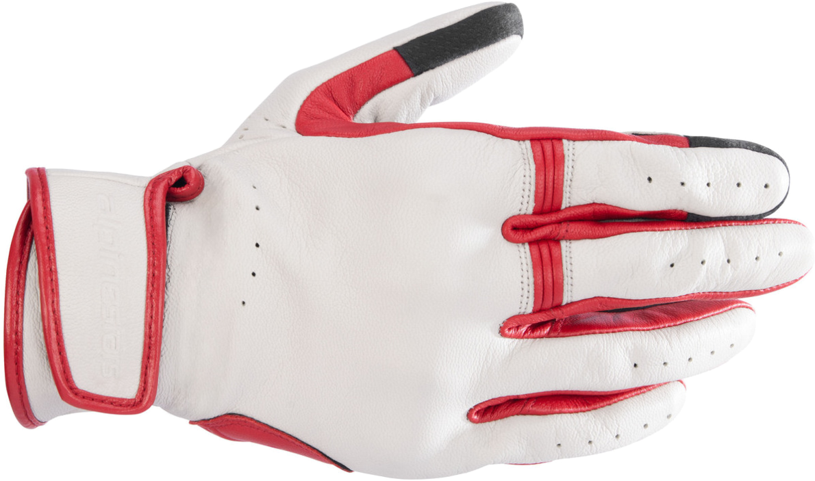 Alpinestars Guantes de Moto  Dyno Crudo-Rojo Rubí