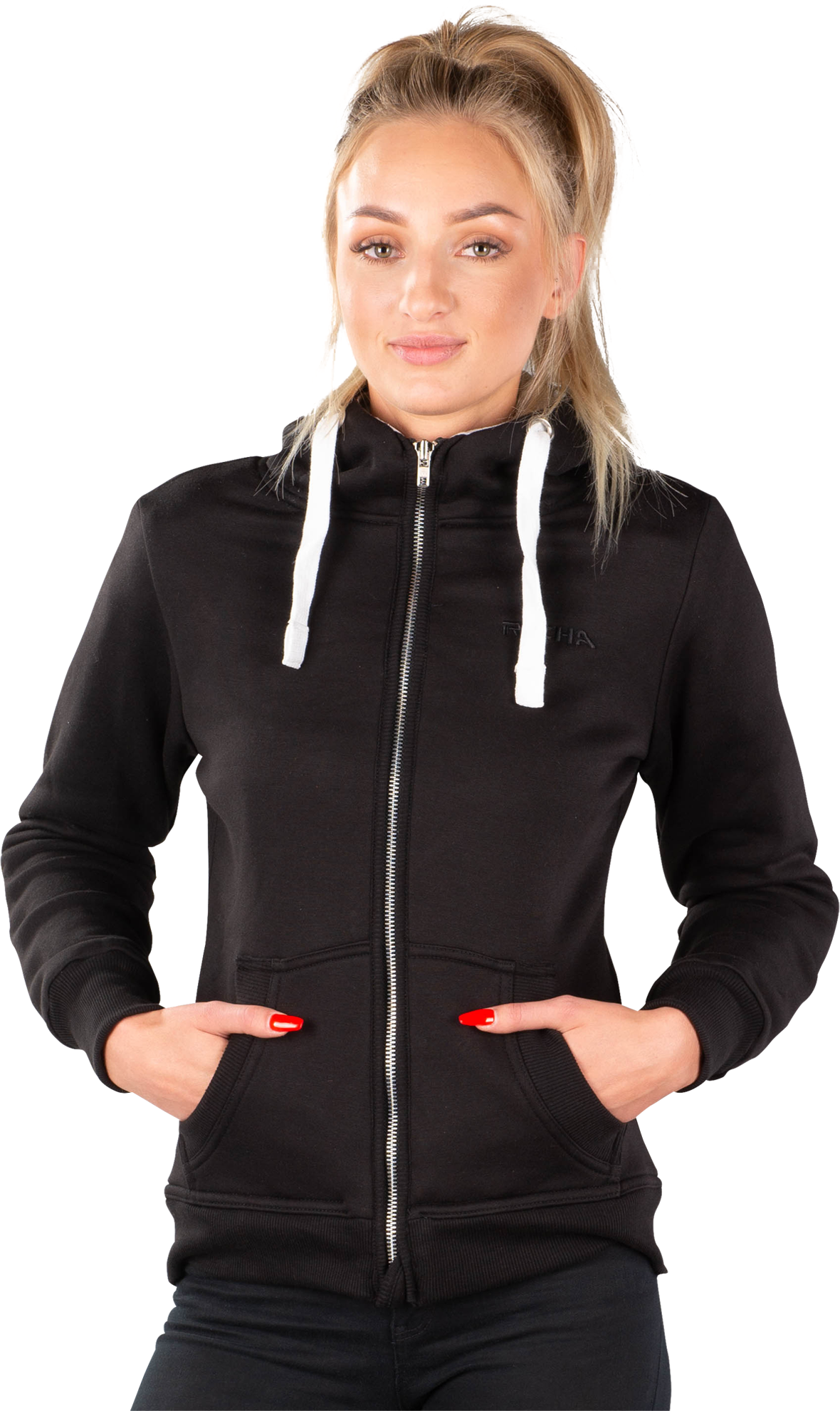 Richa Chaqueta con capucha  Titan Core Mujer Negra