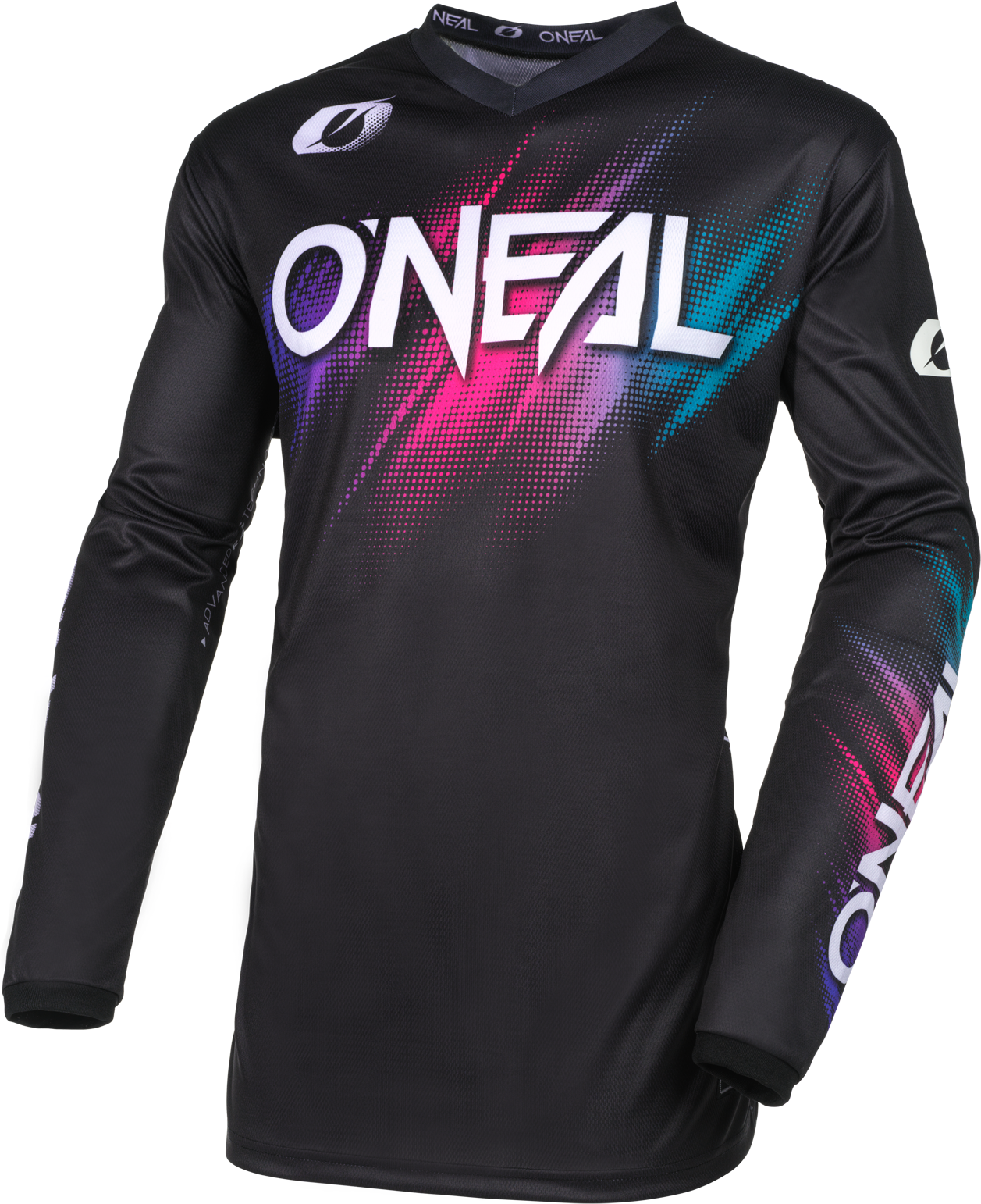 O'Neal Camiseta de Cross Mujer  Element Voltage Negro-Multi