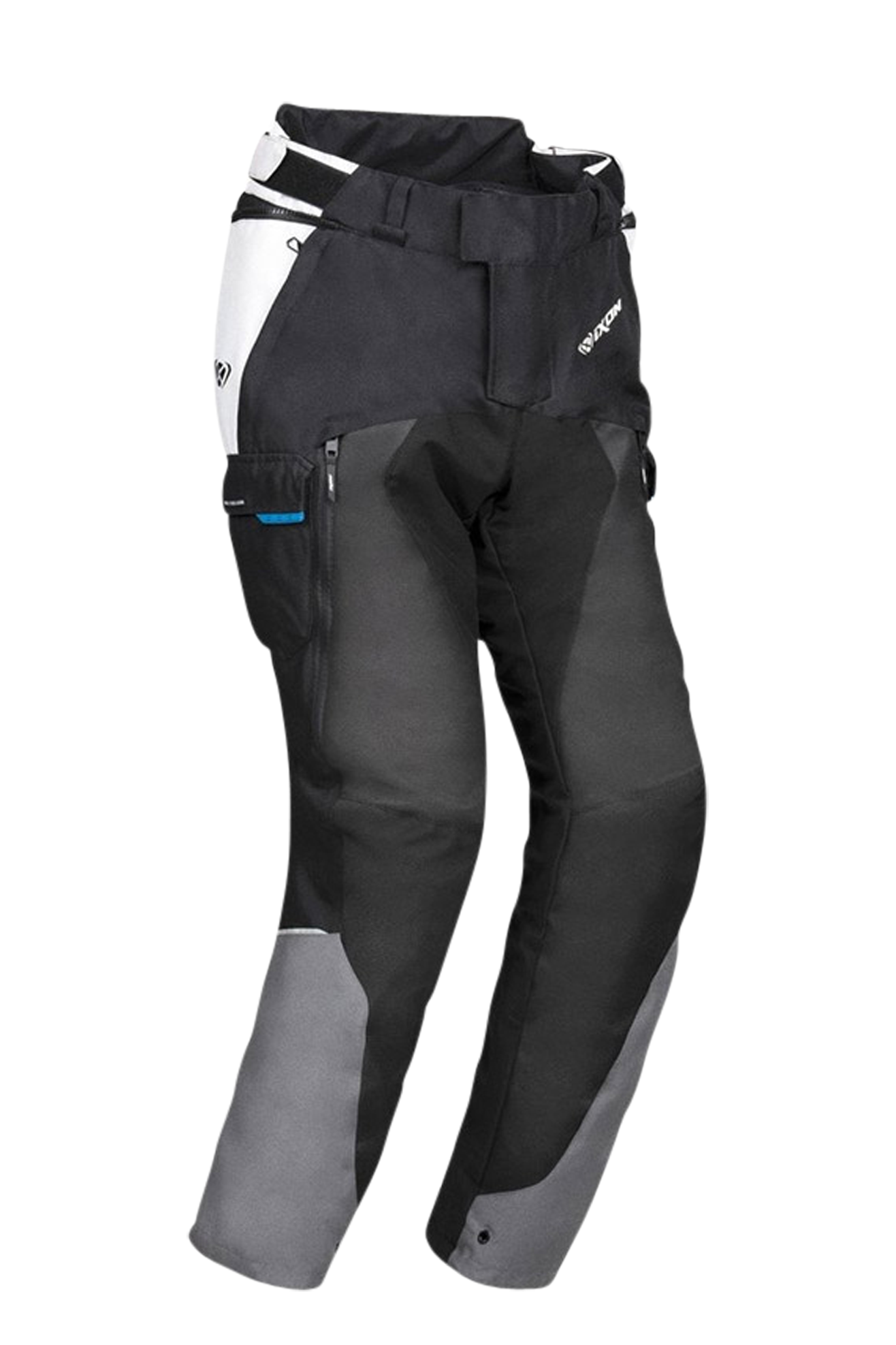 Ixon Pantalones de Moto  Balder Negro-Gris-Azul