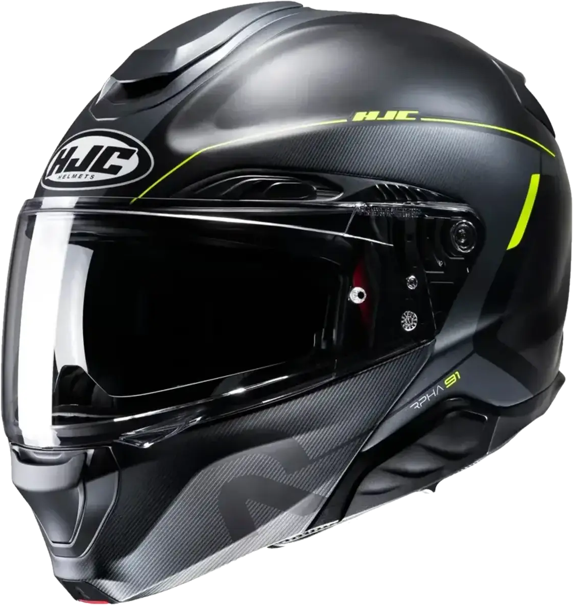 HJC Casco Modular  RPHA 91 Combust Negro-Amarillo