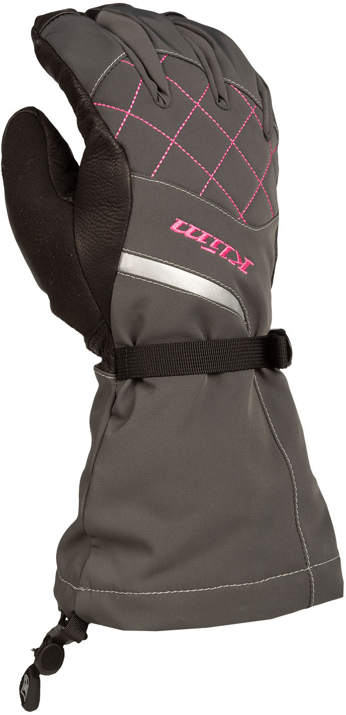 KLIM Guantes de Nieve Mujer  Allure Rosa-Asfalto