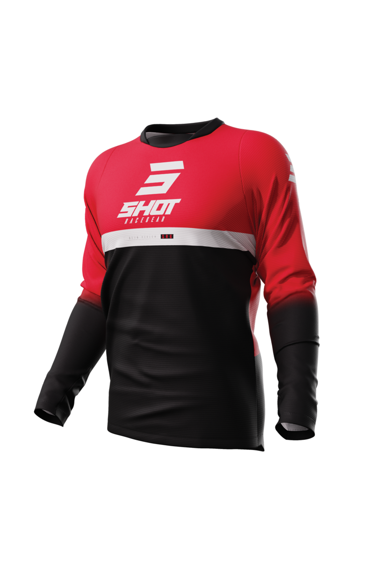 Shot Race Gear Camiseta de Cross Shot Reflex Roja