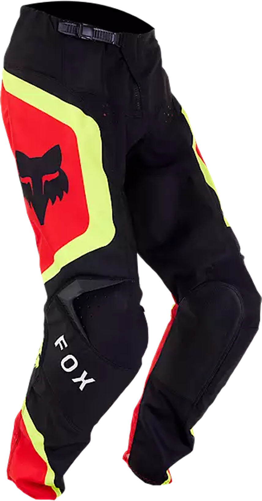 FOX Pantalones de Cross Niño  180 Ballast Negro-Rojo