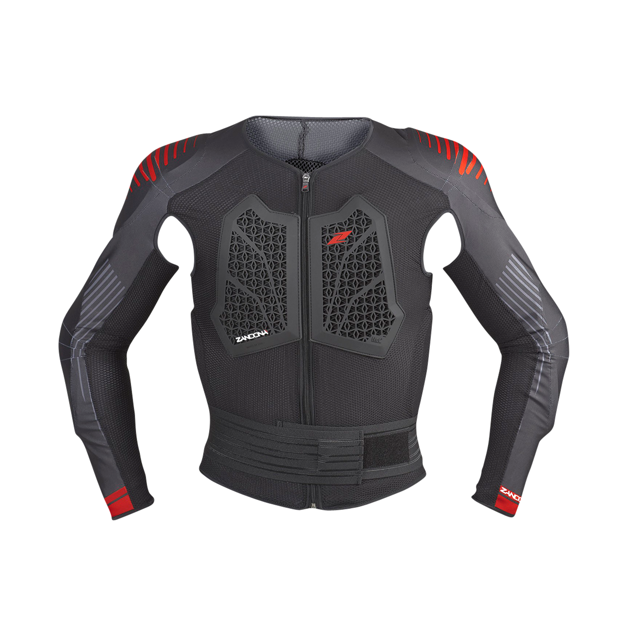 Zandonà Chaqueta de Protección  Action x8 Negro-Rojo