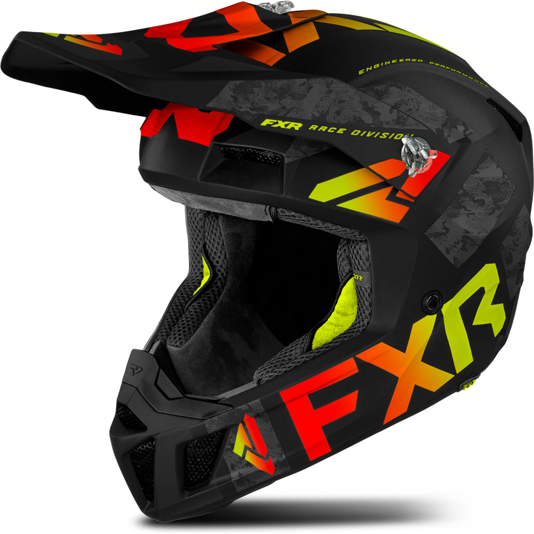 FXR Casco de Cross  Clutch Evo LE Inferno