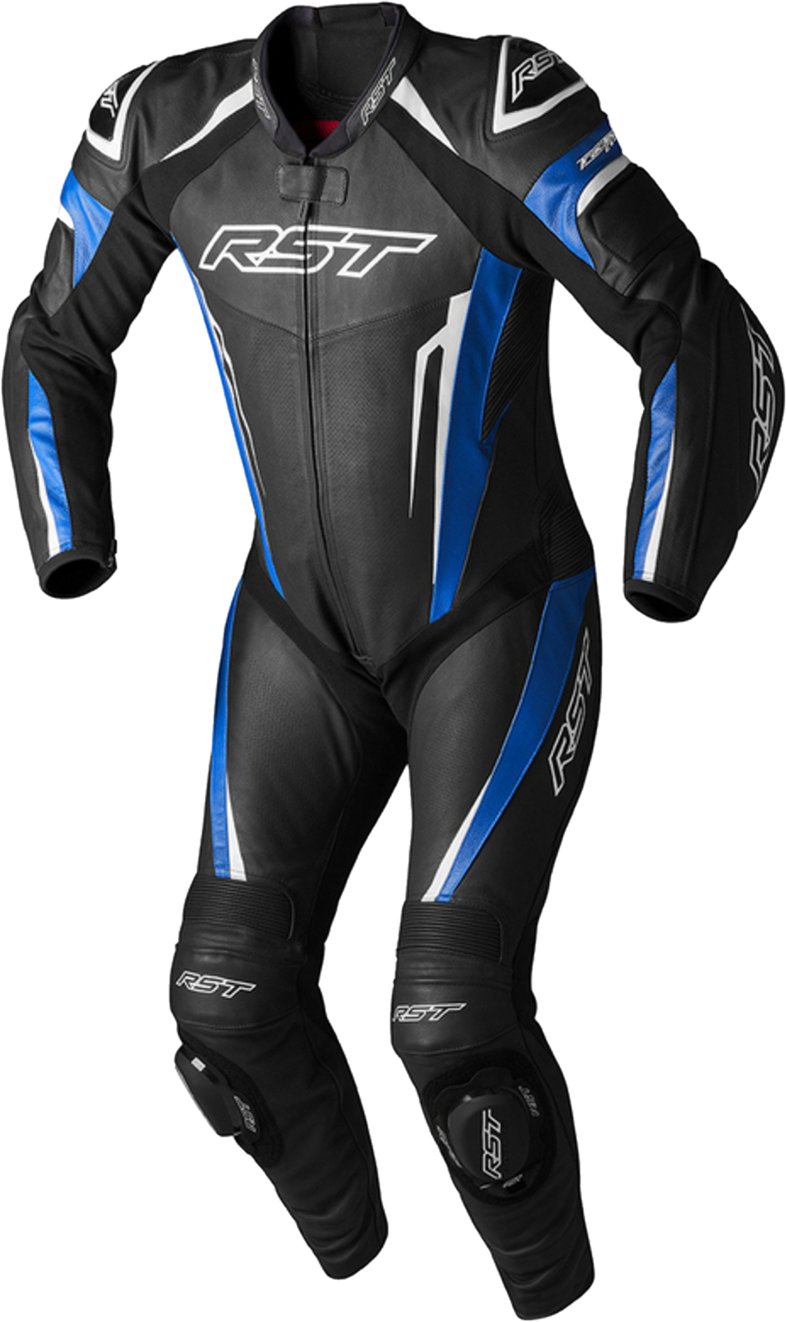 RST Mono de Cuero  Trachtech Evo 5 Azul-Negro-Blanco