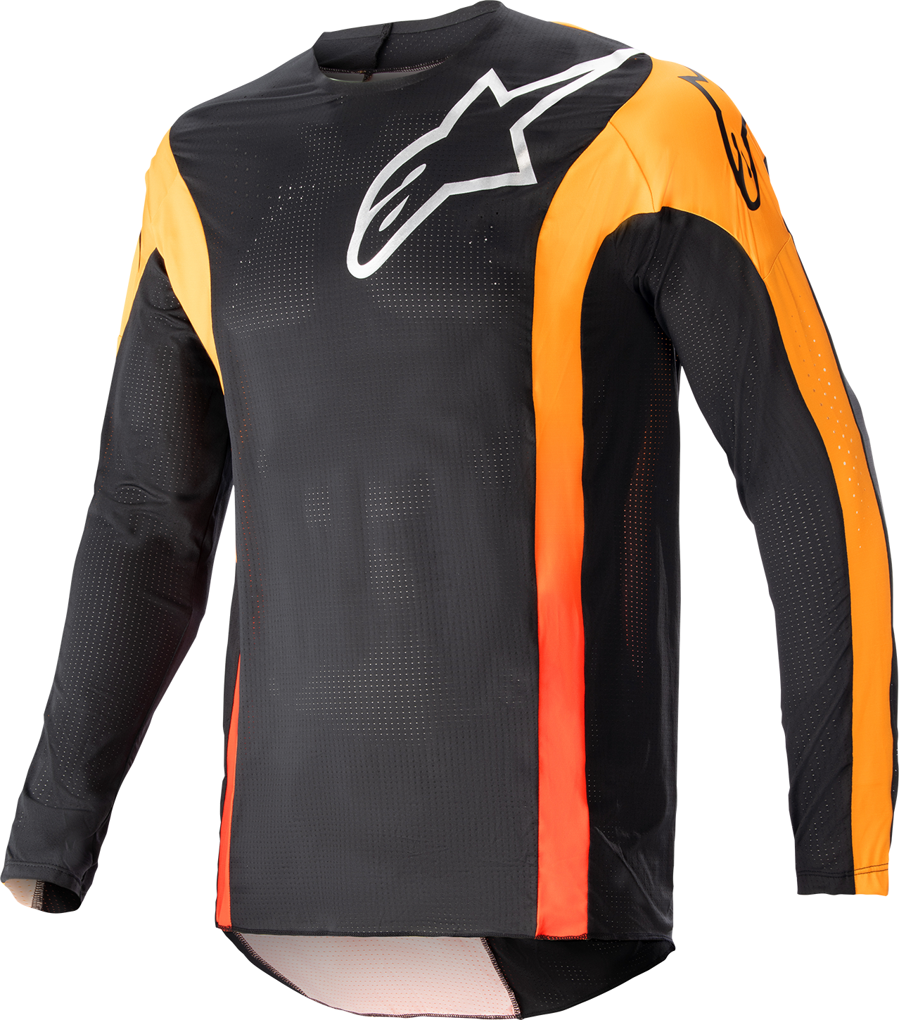 Alpinestars Camiseta de Cross  Techstar Sein Negro-Naranja