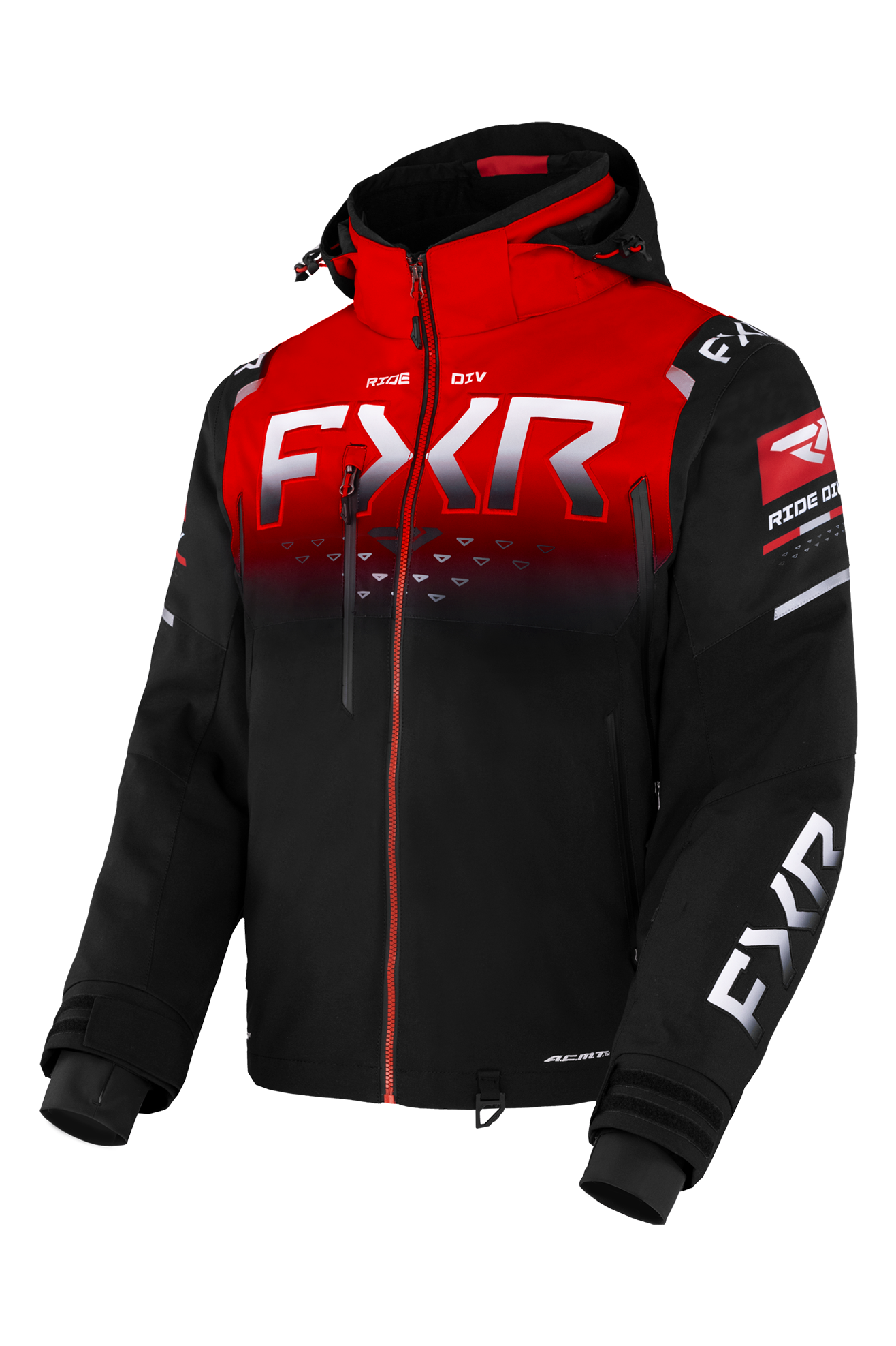 FXR Chaqueta de Nieve  Helium X 2 en 1 Negro-Rojo