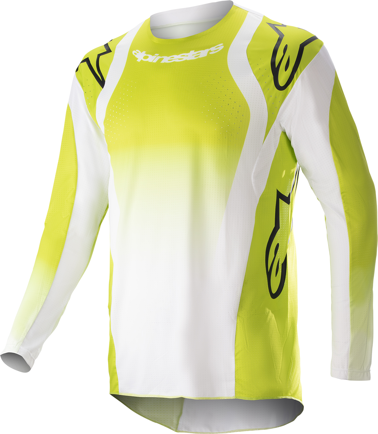 Alpinestars Pantalones de Cross  Techstar Push Amarillo Flúor-Blanco