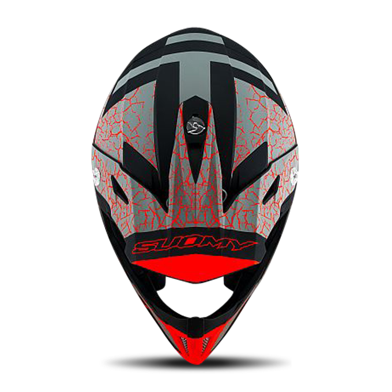 Suomy Visera de Casco  X-Wing Negro-Naranja