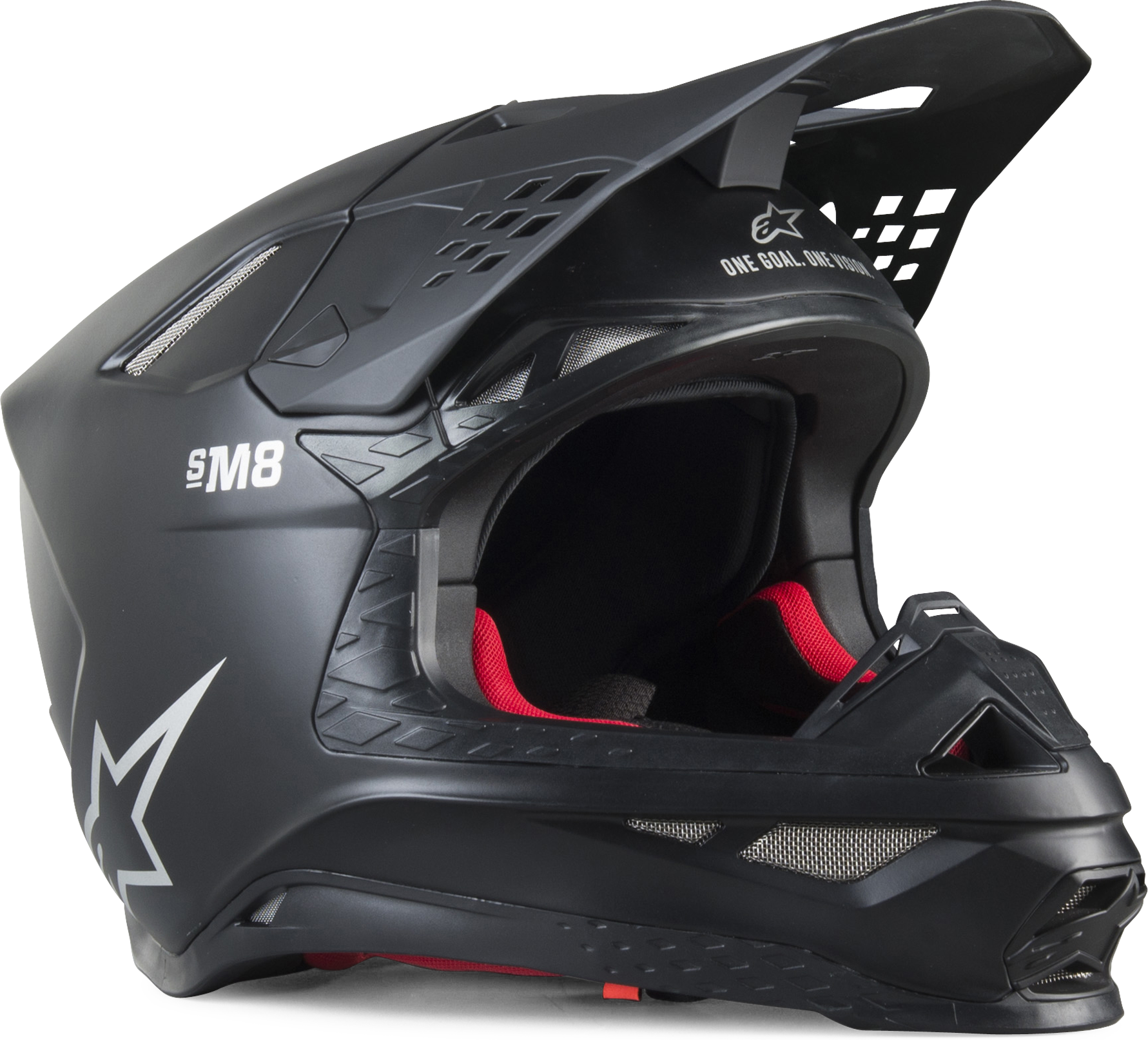 Alpinestars Casco de Cross  Supertech M8 Mips® Solid Negro Mate