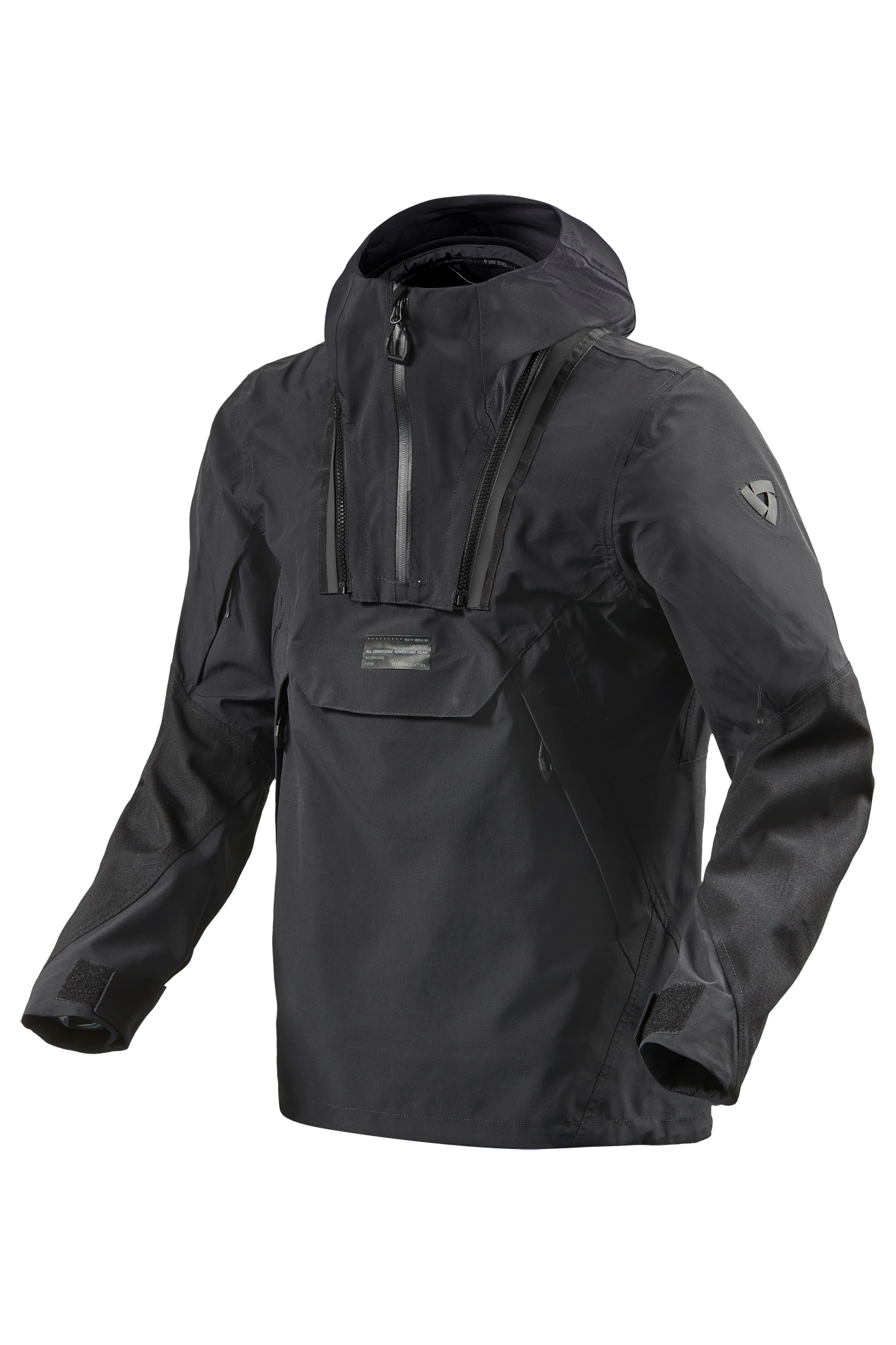 REV'IT! Chaqueta de Moto Smock Blackwater Textile Negra