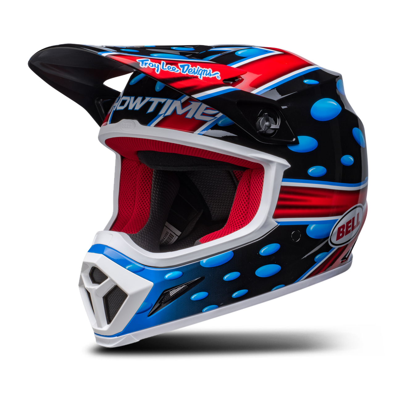 BELL Casco de Cross  MX-9 Mips® McGrath Showtime 23 Negro-Rojo