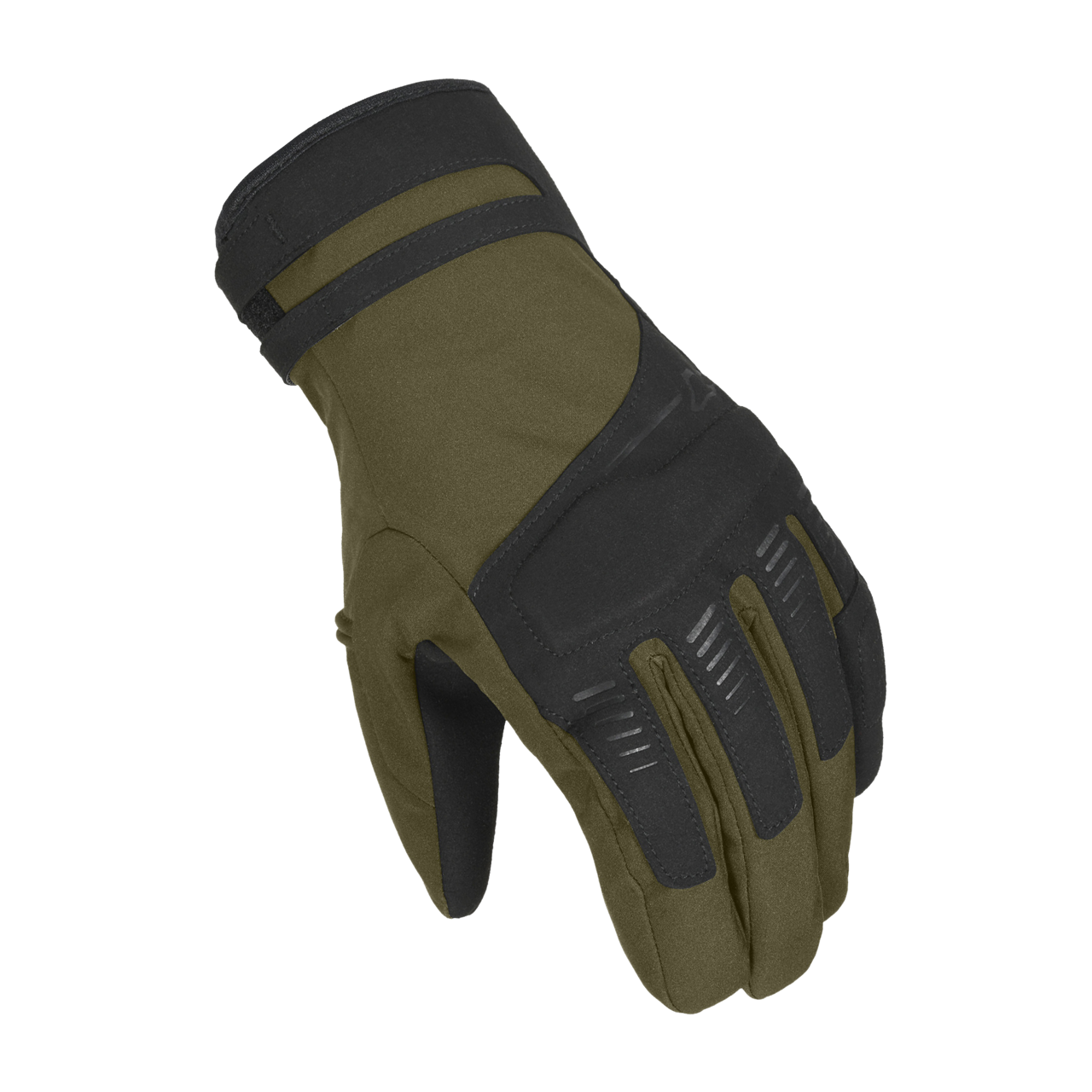 Macna Guantes de Moto para Mujer  Dim RTX Verde-Negro