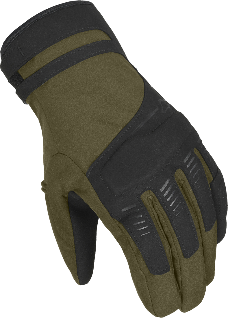 Macna Guantes de Moto para Mujer  Dim RTX Verde-Negro