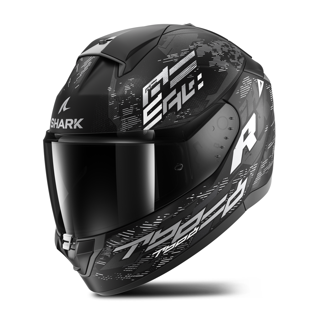 Shark Casco Integral  Ridill 2 Molokai Mat Negro-Blanco-Antracita