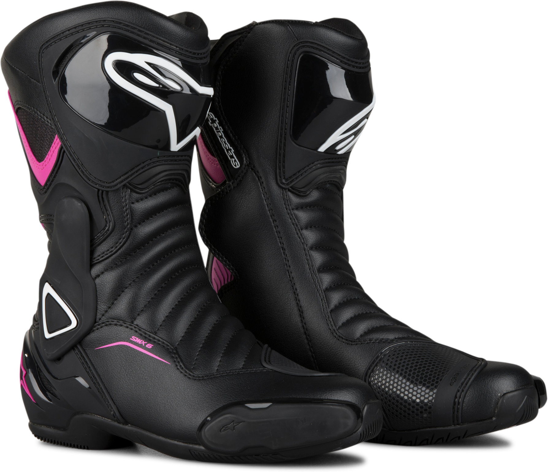 Alpinestars Botas de Moto  SMX-6 V2 Mujer Negro-Blanco