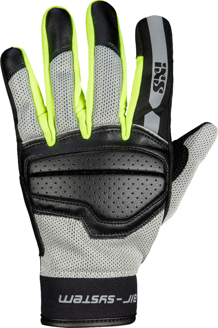 iXS Guantes de Moto para Mujer  Evo-Air Gris-Negro-Amarillo