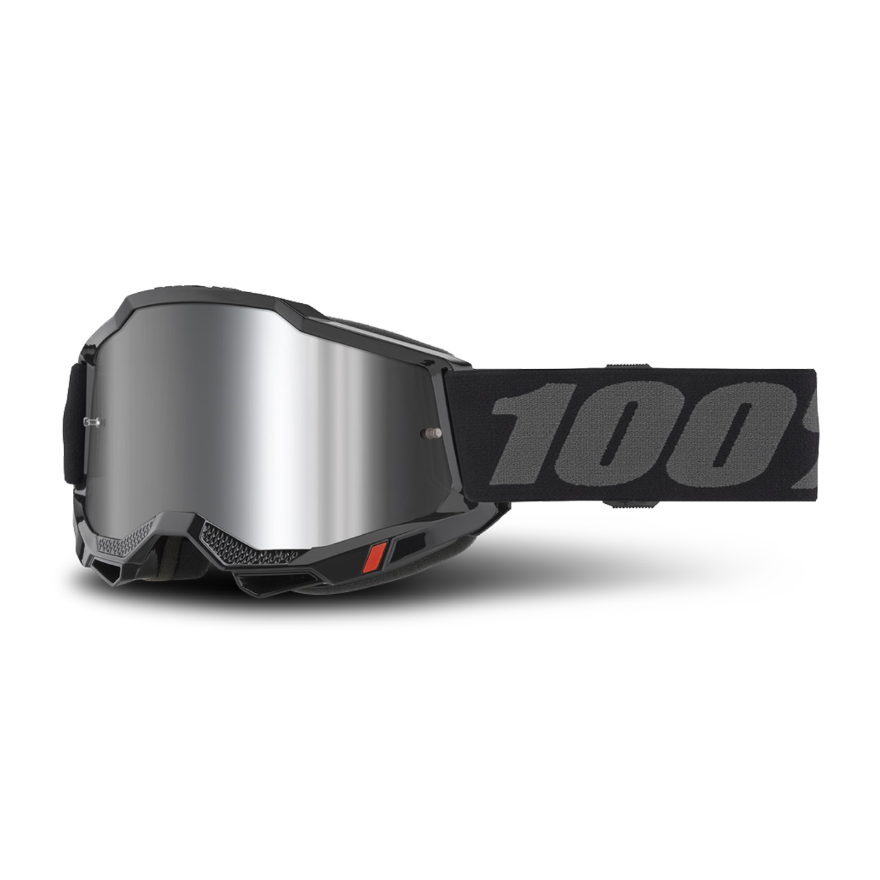 100% Gafas de Cross  Accuri 2 Negro-Plateado