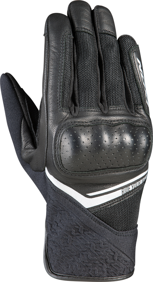 Ixon Guantes de Moto para Mujer  RS Launch Negro-Plateado