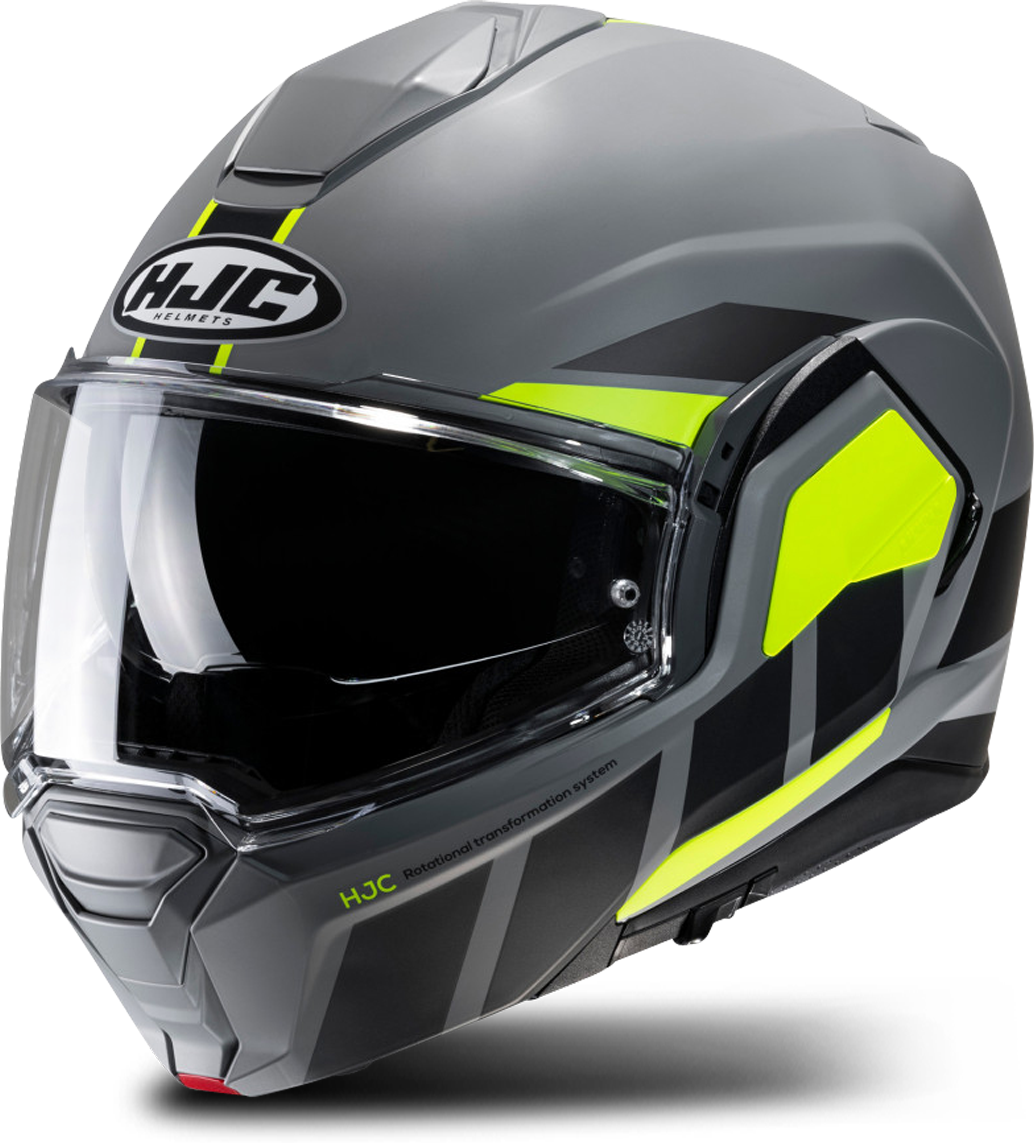 HJC Casco Modular  I100 Beis Negro-Amarillo