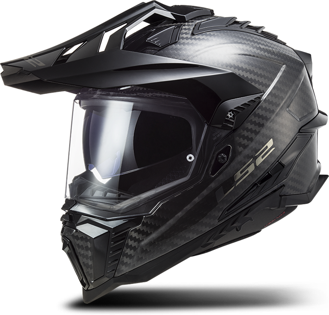 LS2 Casco Adventure  MX701 C EXPLORER Brillate-Carbono