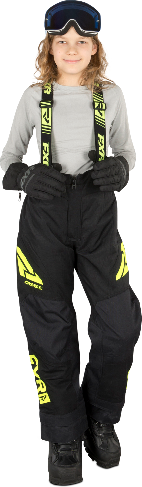 FXR Pantalones Niño  Clutch Negro-HiVis