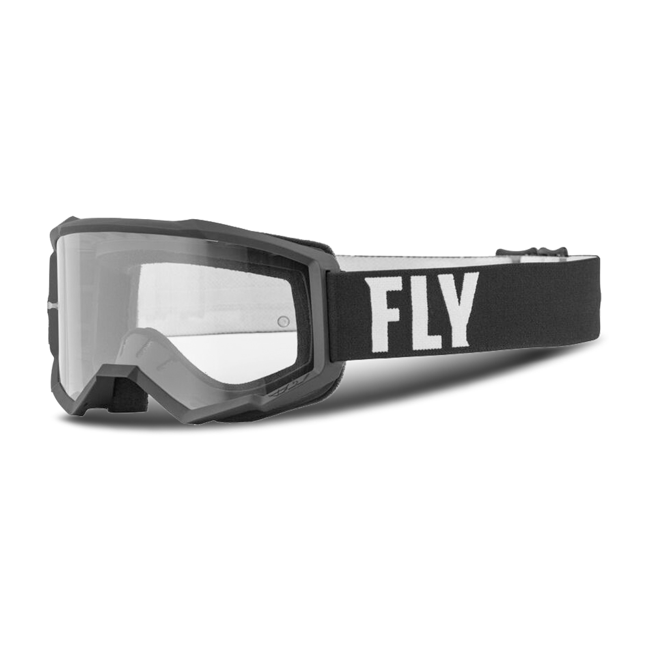 FLY Racing Gafas de Cross Niño  Focus Negro-Transparente