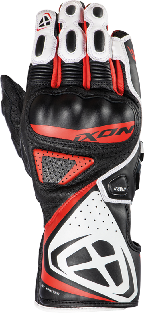 Ixon Guantes de Moto  GP5 Air Negro-Blanco-Rojo