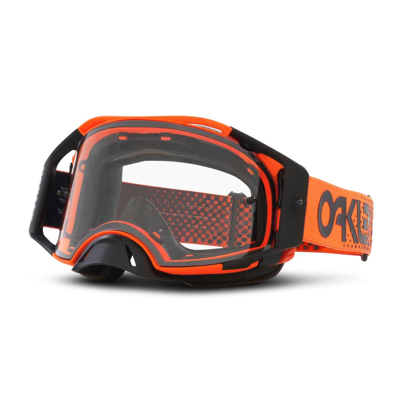 Oakley Gafas de Cross  Airbrake Moto-Naranja con Transparente